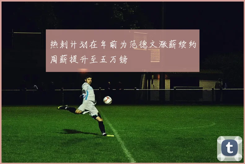 热刺计划在年前为范德文涨薪续约周薪提升至五万镑